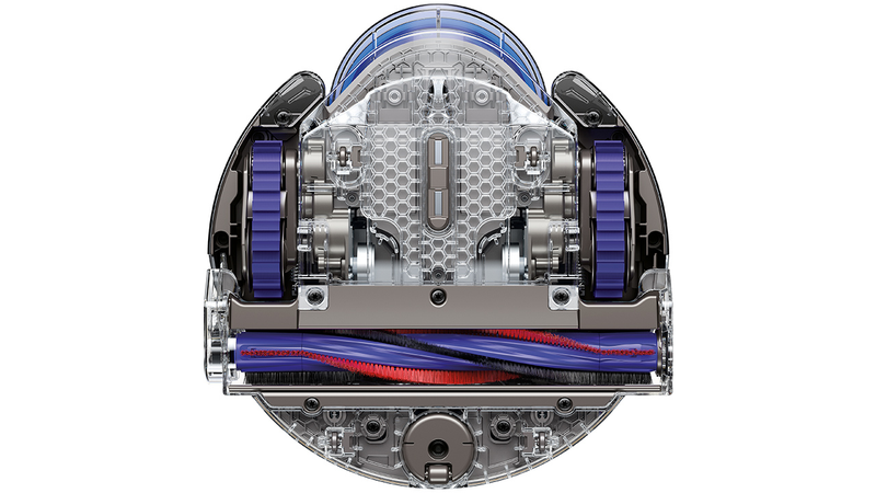 Illustration for article titled Dyson's First Robo-Vac Has Tank-Treads and a 360-Degree Camera